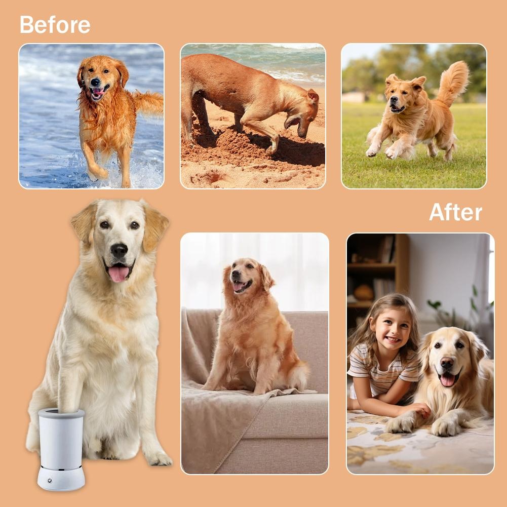 PawRinse™ Automatic Pet Paw Cleaner – Keep Your Floors & Pets Spotless!