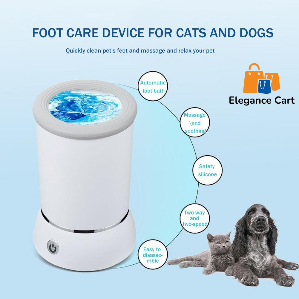 PawRinse™ Automatic Pet Paw Cleaner – Keep Your Floors & Pets Spotless!